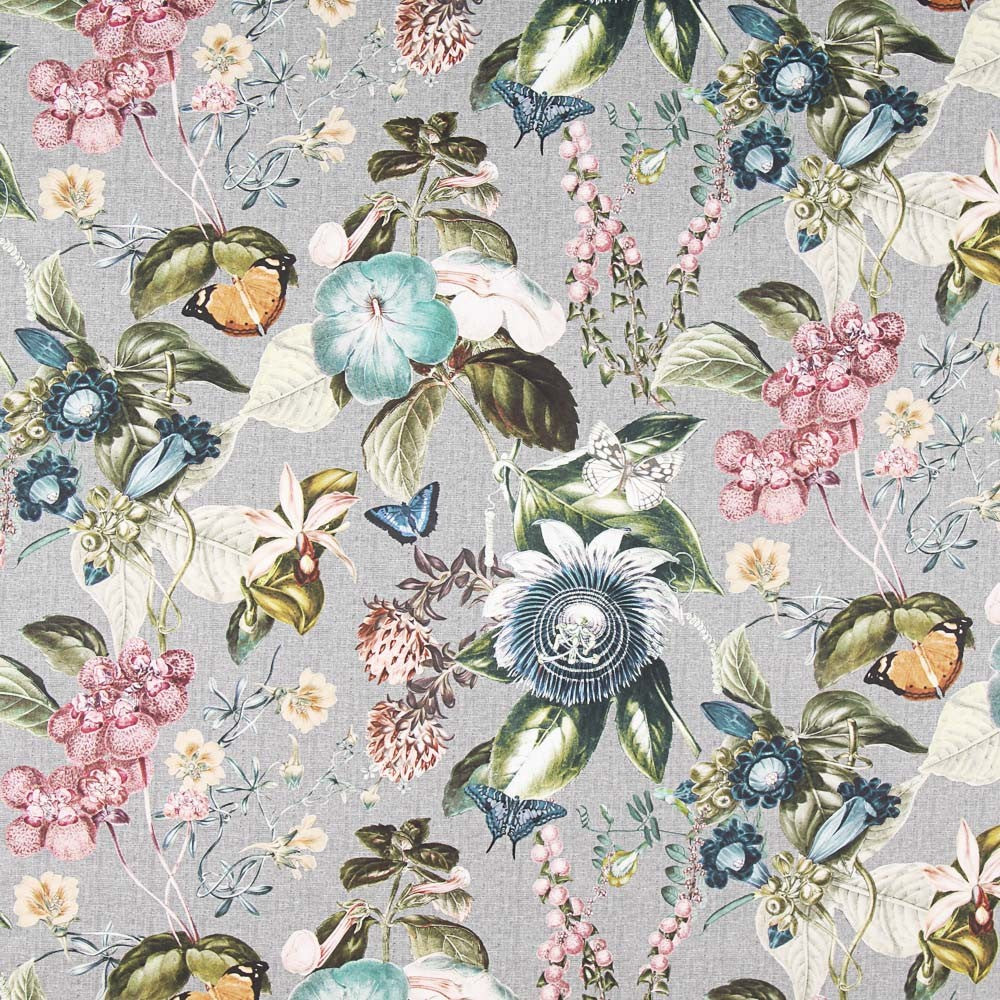 Toile Coton Gris Jardin - Ribes y Casals