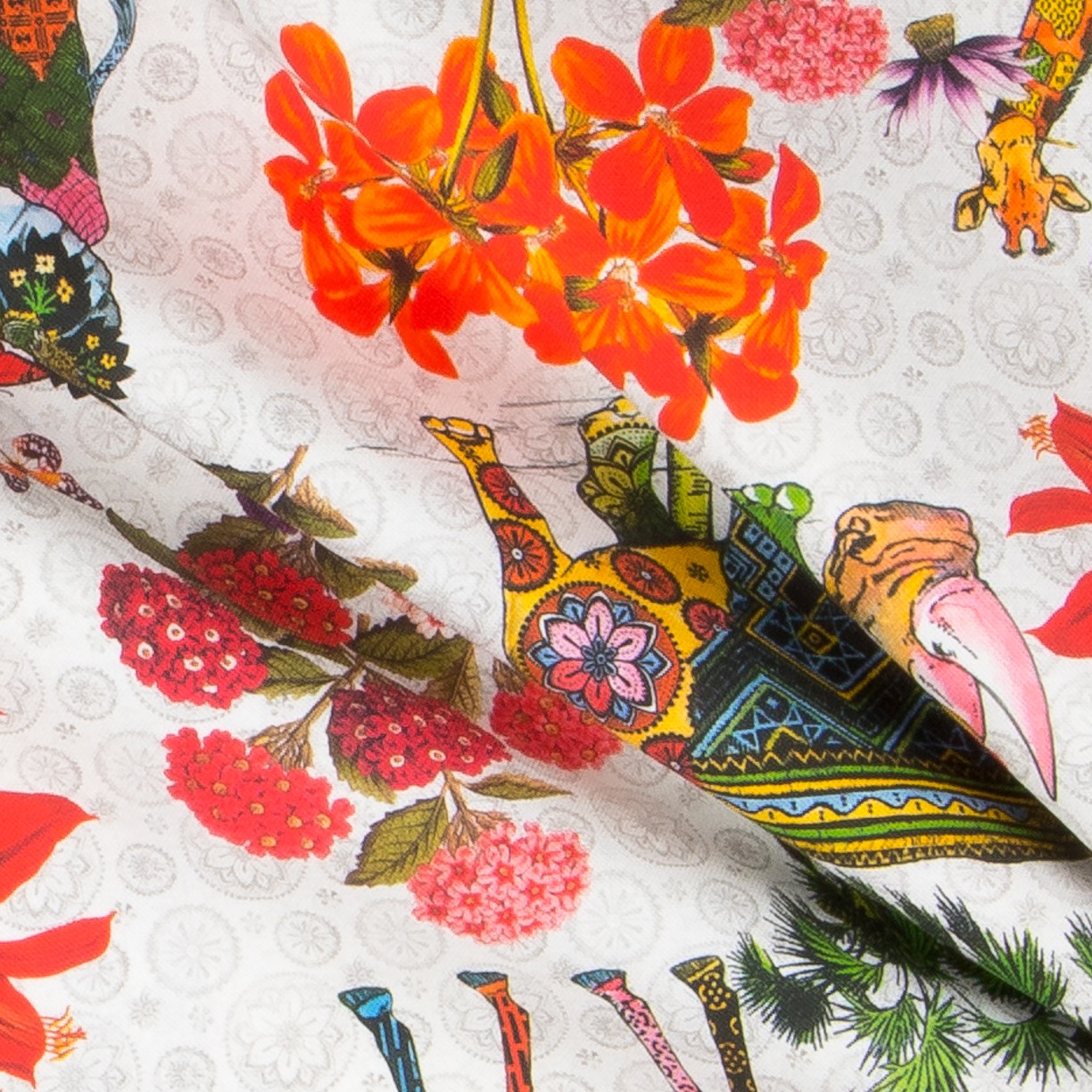 Tissu Coton India Multicolor - Ribes y Casals