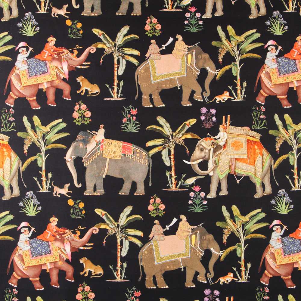 Toile Coton Philippin Noir - Ribes y Casals