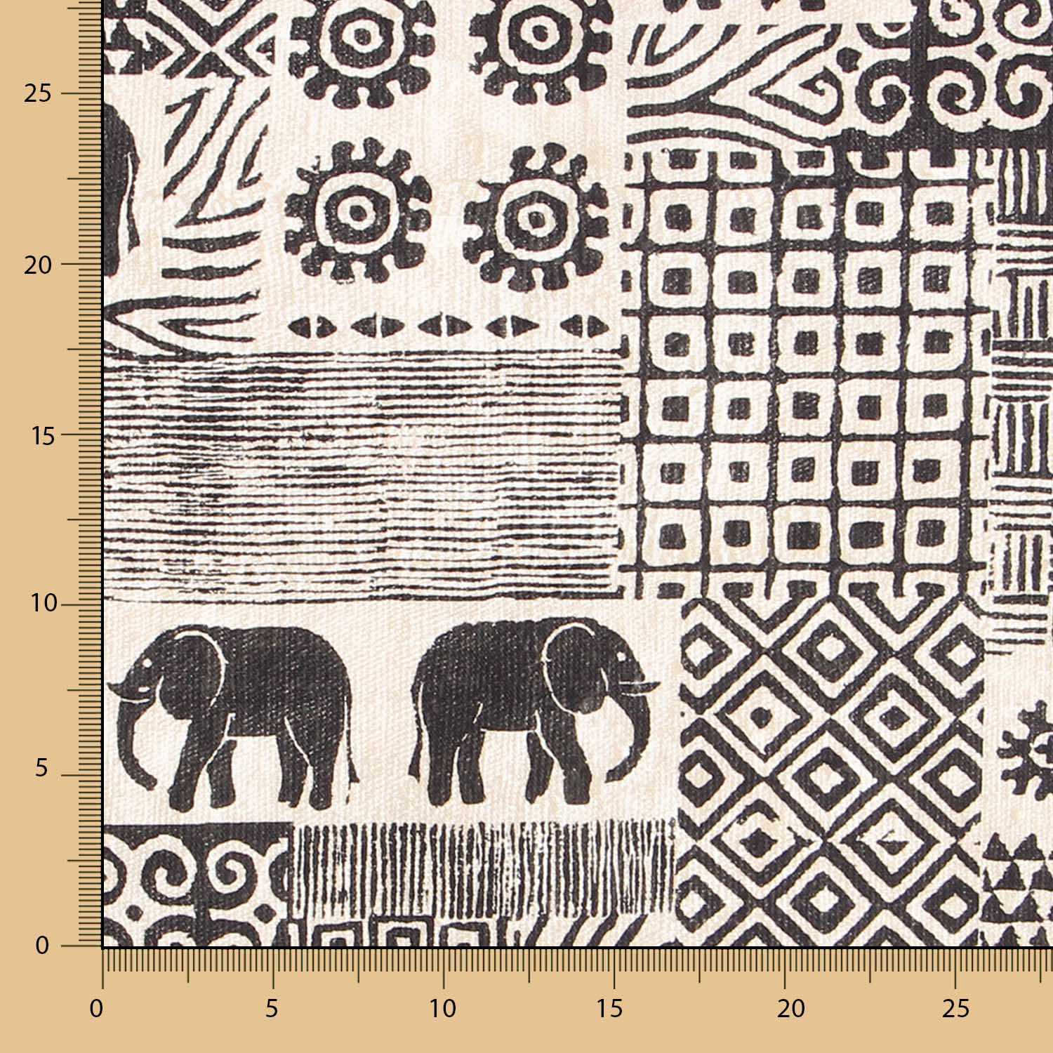 Toile Coton Hiéroglyphique - Ribes y Casals