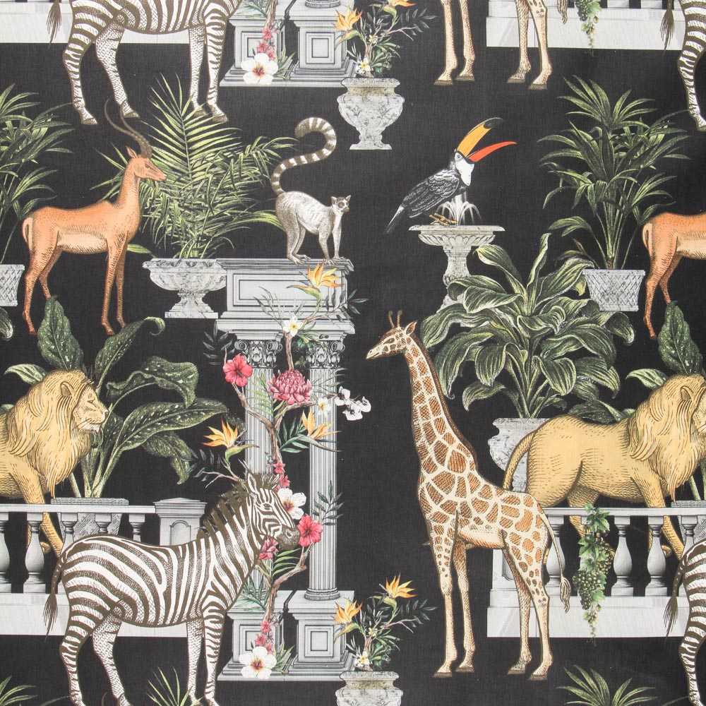 Toile Coton Ruines De La Jungle - Ribes y Casals