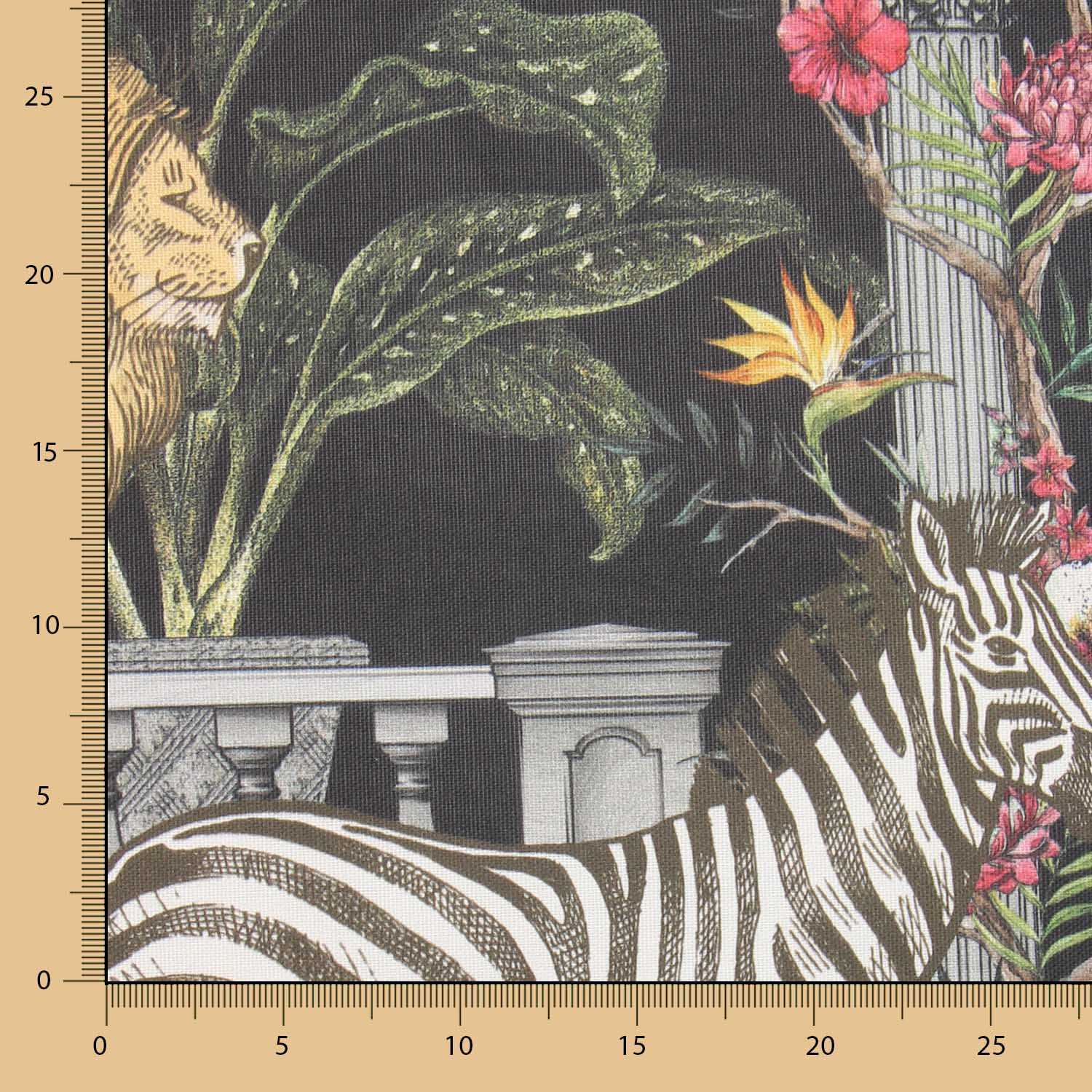 Toile Coton Ruines De La Jungle - Ribes y Casals