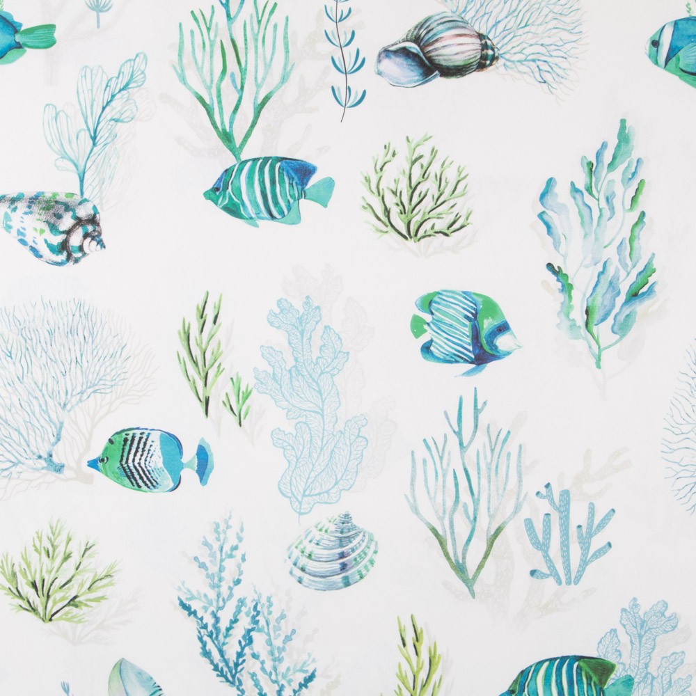 Toile Coton Océanique Turquoise - Ribes y Casals