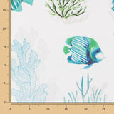 Toile Coton Océanique Turquoise - Ribes y Casals