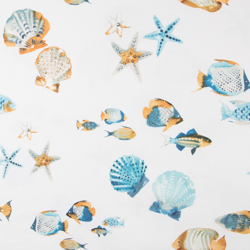 Toile Coton Vert Océan - Ribes y Casals