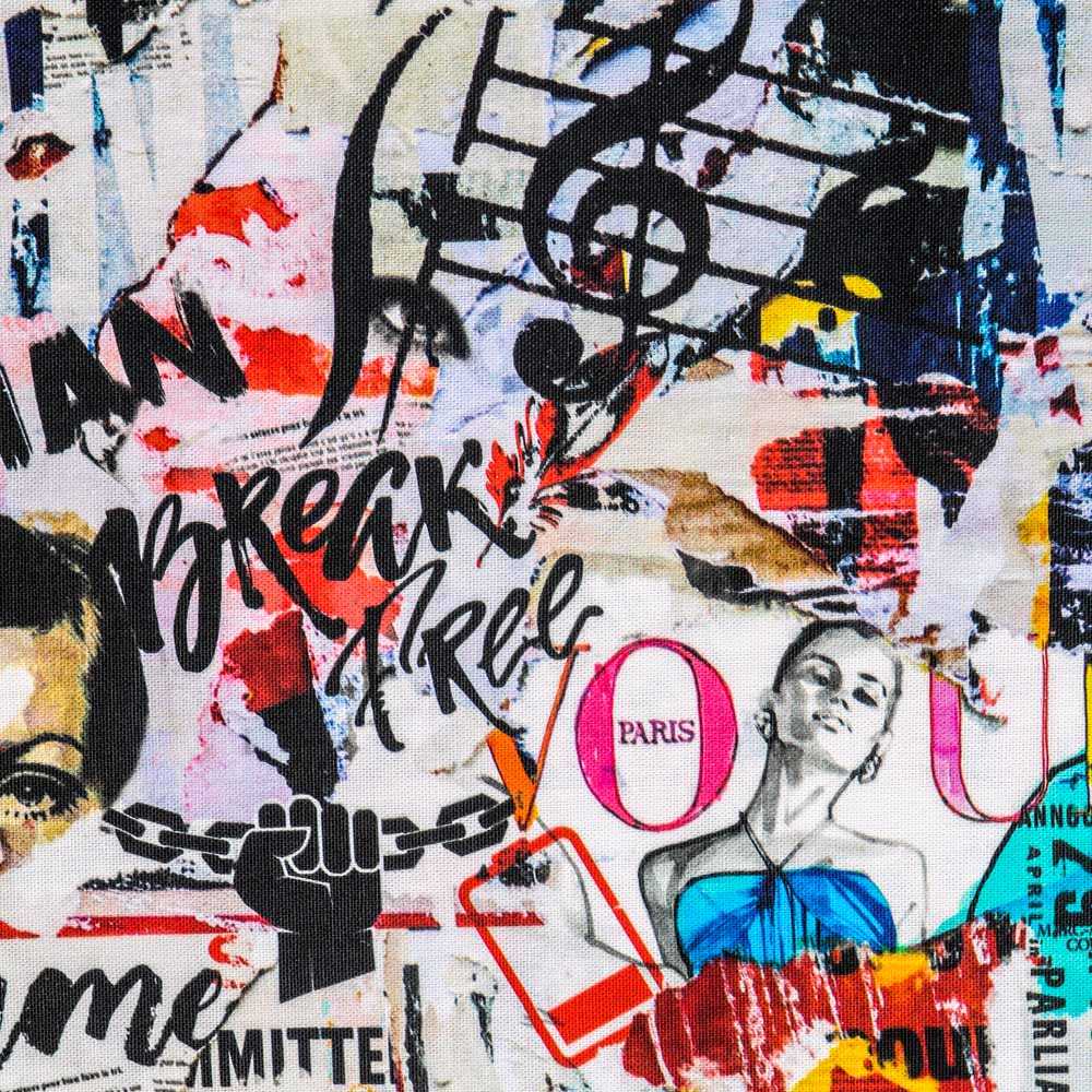 Toile Multicolore Paris - Ribes y Casals