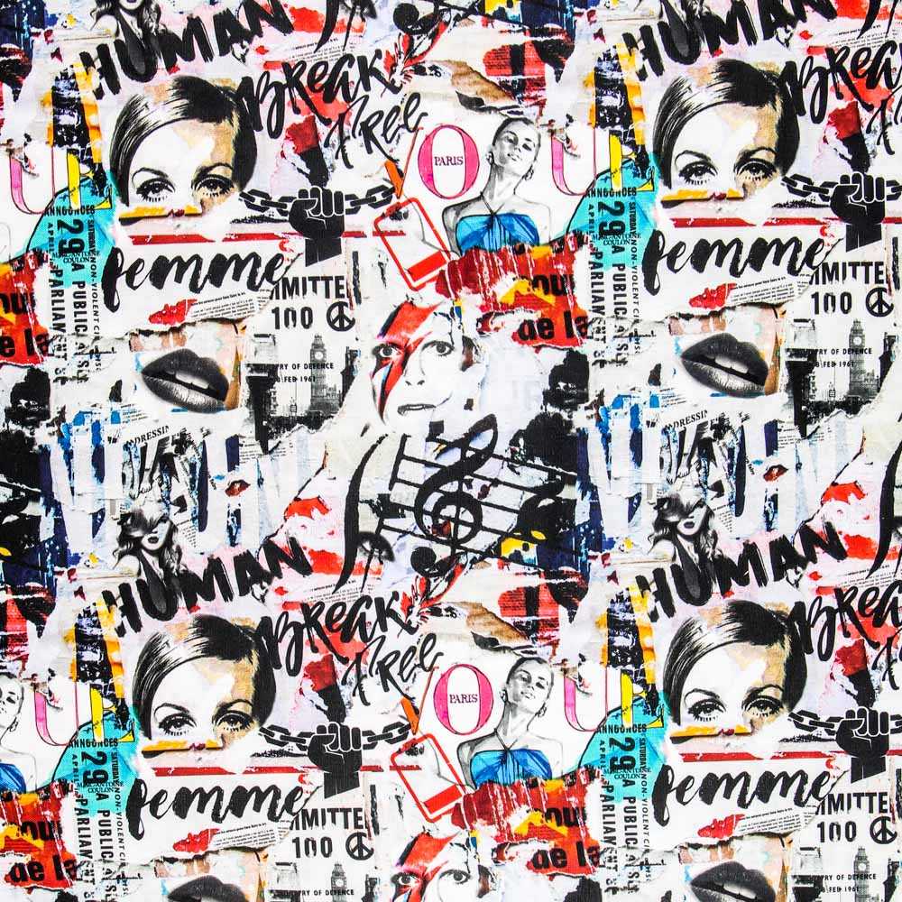 Toile Multicolore Paris - Ribes y Casals