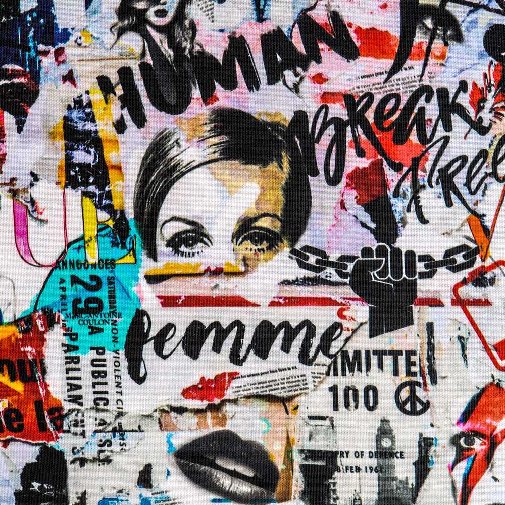 Toile Multicolore Paris - Ribes y Casals