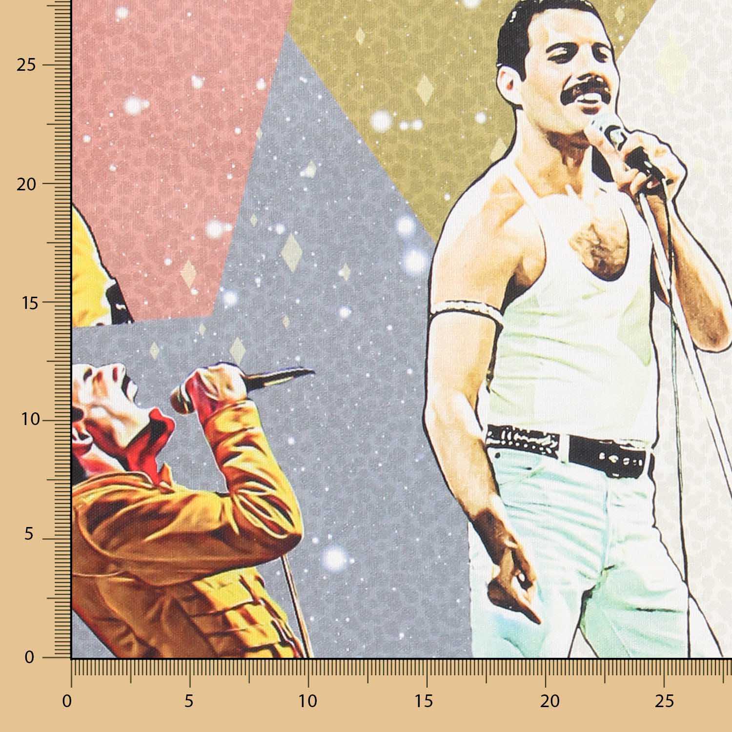 Toile en Coton Freddie Mercury - Ribes y Casals