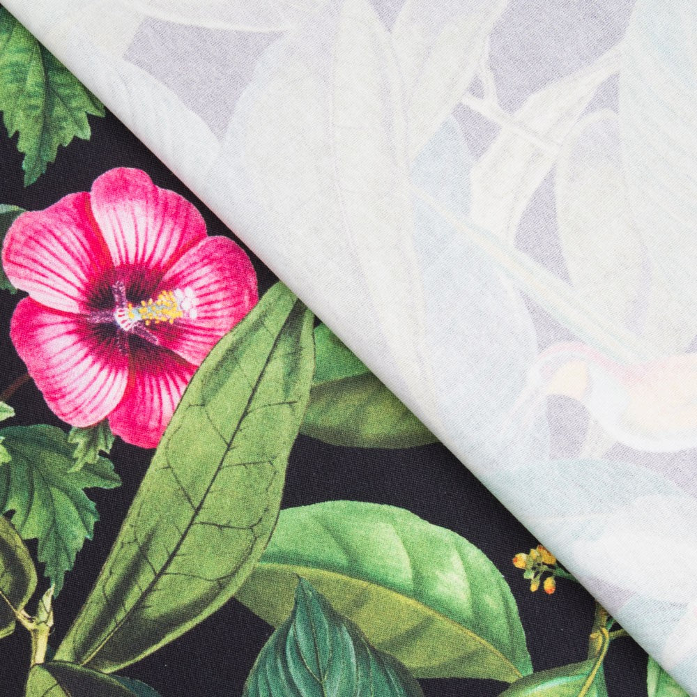 Toile Coton Noire Safari - Ribes y Casals