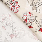 Toile Vélos Amsterdam Beige - Ribes y Casals