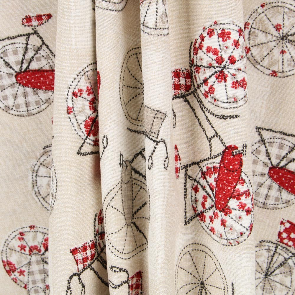 Toile Vélos Amsterdam Beige - Ribes y Casals