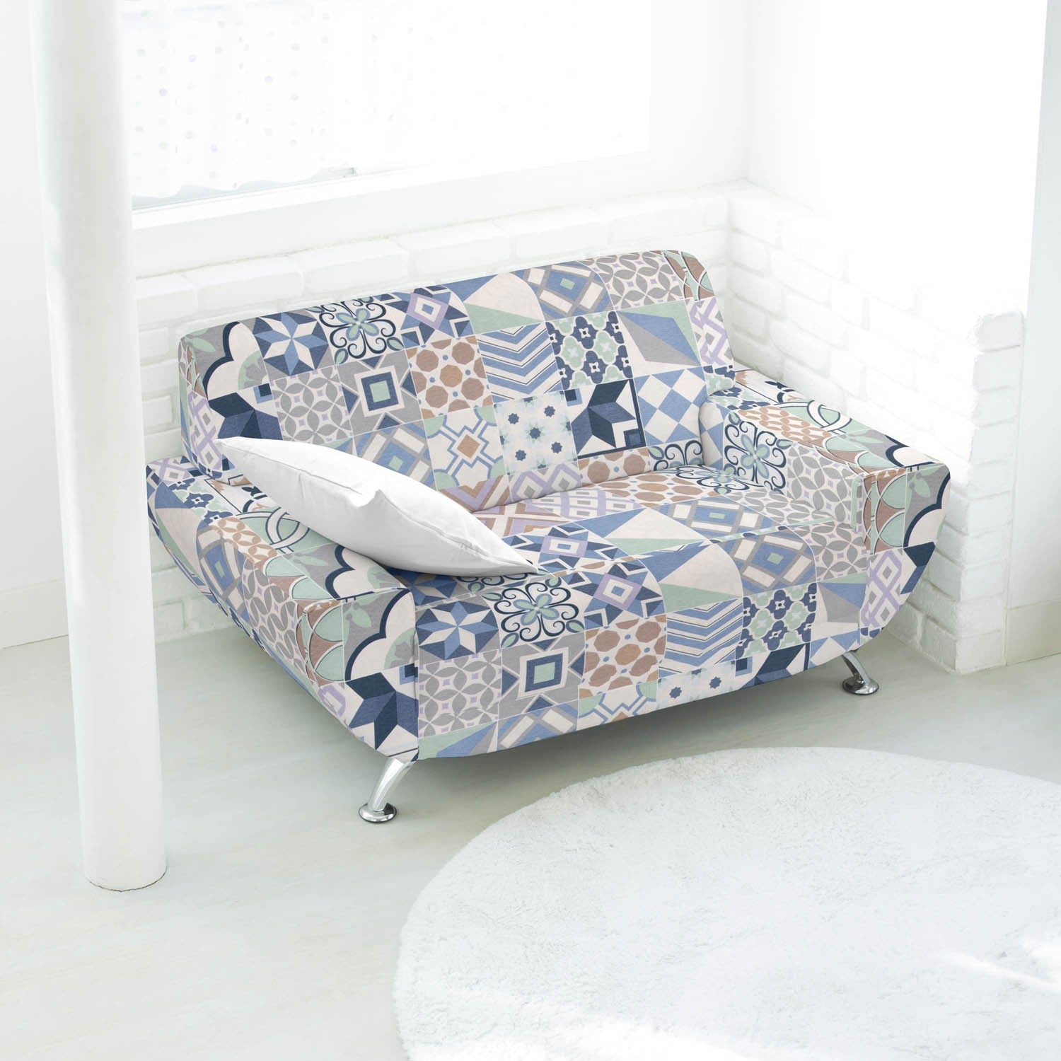 Toile Carreaux Multicolore - Ribes y Casals