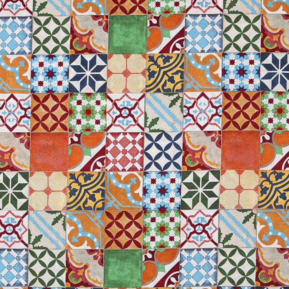 Toile Faïence Orange - Ribes y Casals