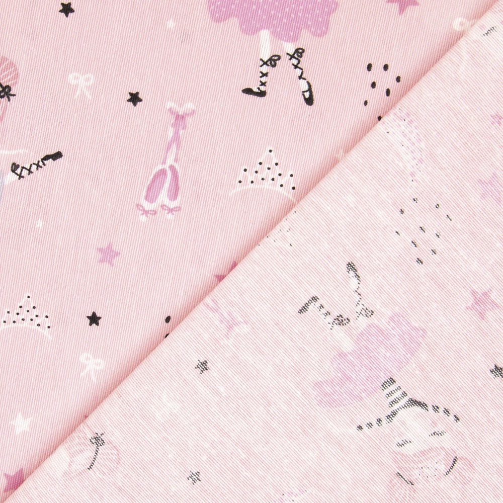 Toile Ballerines Rose - Ribes y Casals