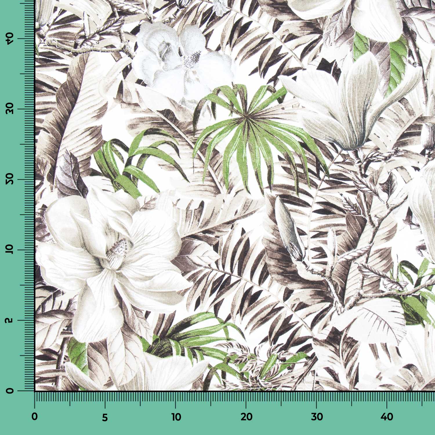 Toile Botanique Jungle Vert - Ribes y Casals