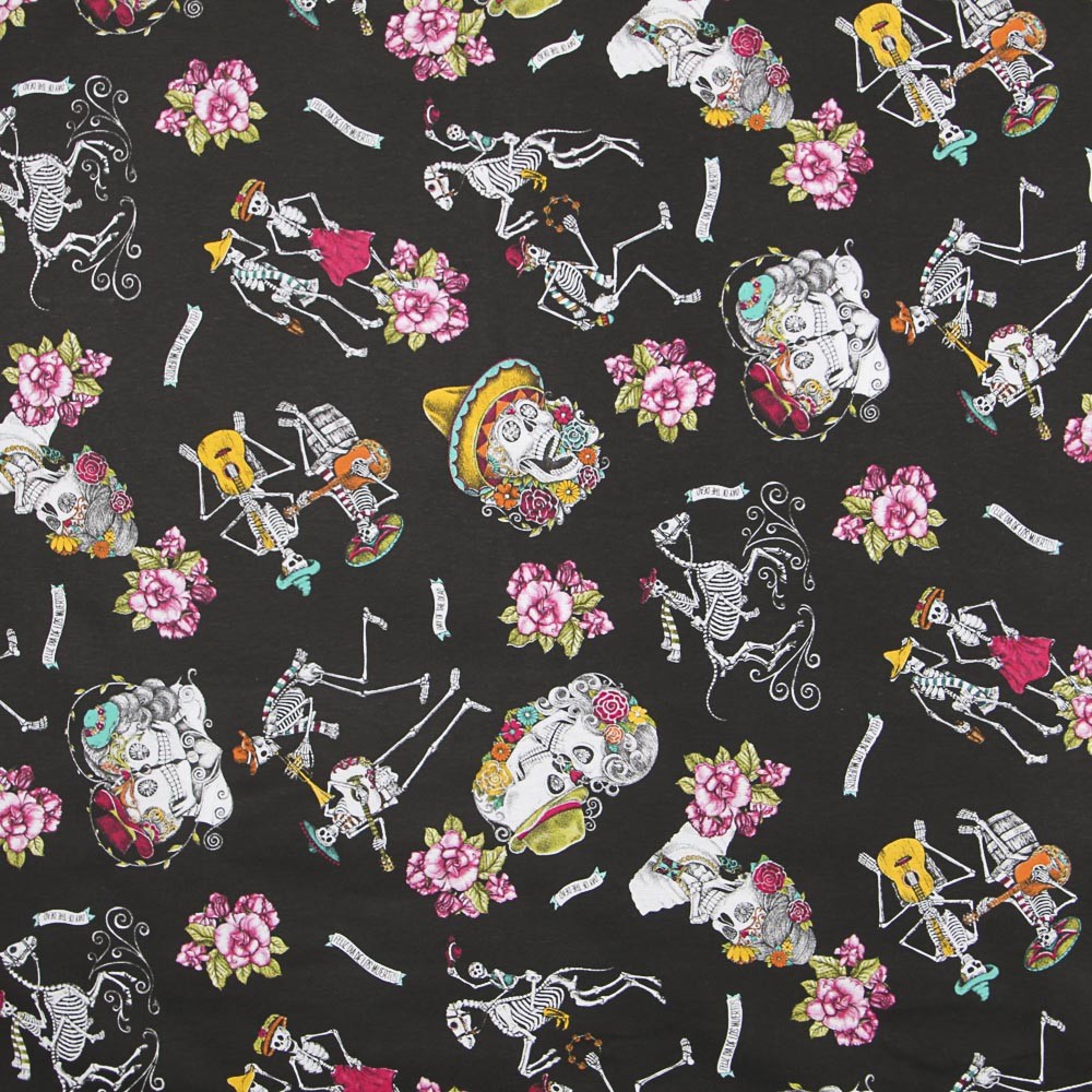 Toile Calaveras Mexique - Ribes y Casals