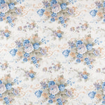 Toile Cretonne Fleur Bleu - Ribes y Casals