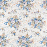 Toile Cretonne Fleur Bleu - Ribes y Casals