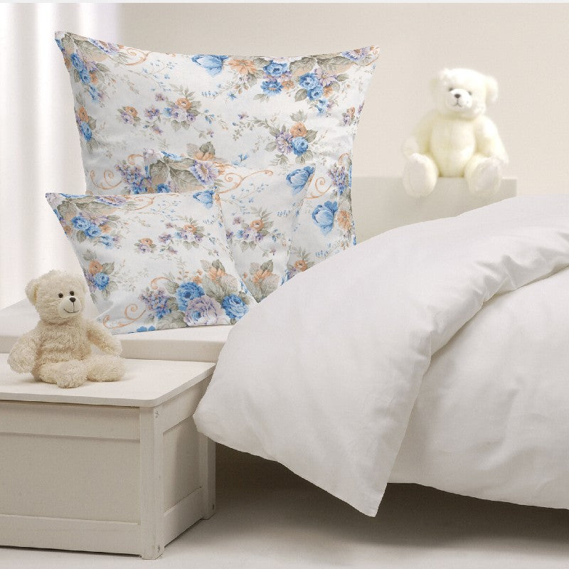 Toile Cretonne Fleur Bleu - Ribes y Casals