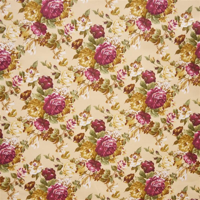 Toile Cretonne Fleur Cyclamen - Ribes y Casals