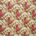 Toile Cretonne Fleur Grenat - Ribes y Casals