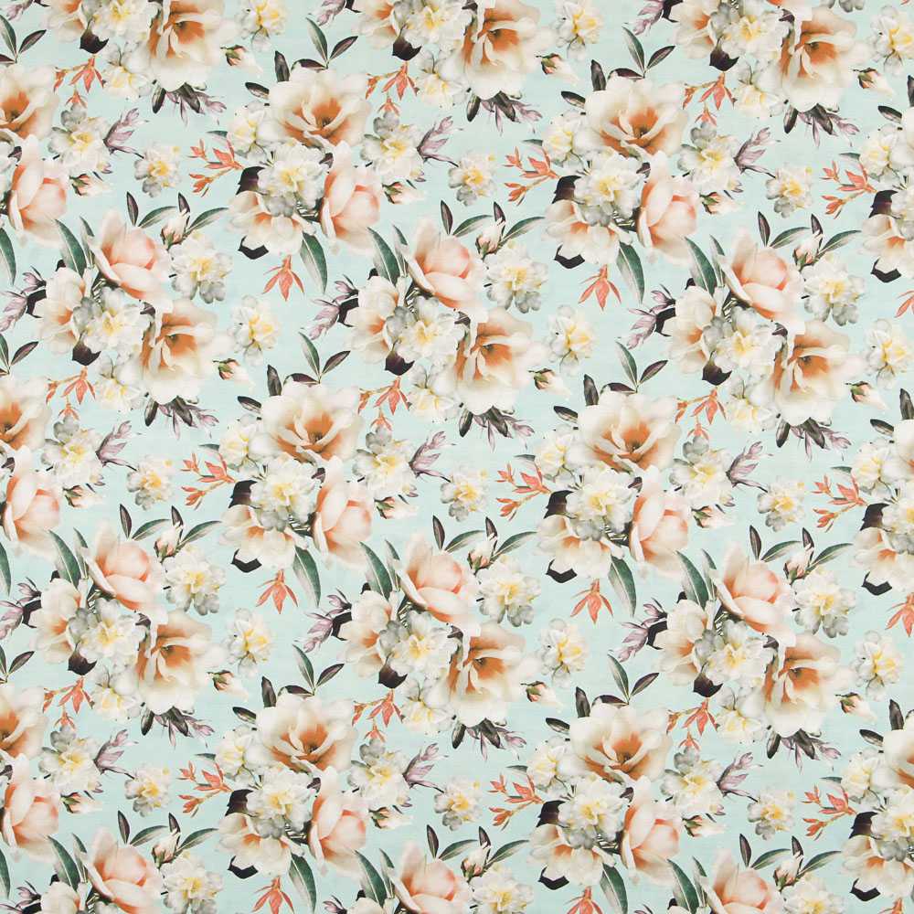 Toile Crétonne Vert d&#39;Eau - Ribes y Casals