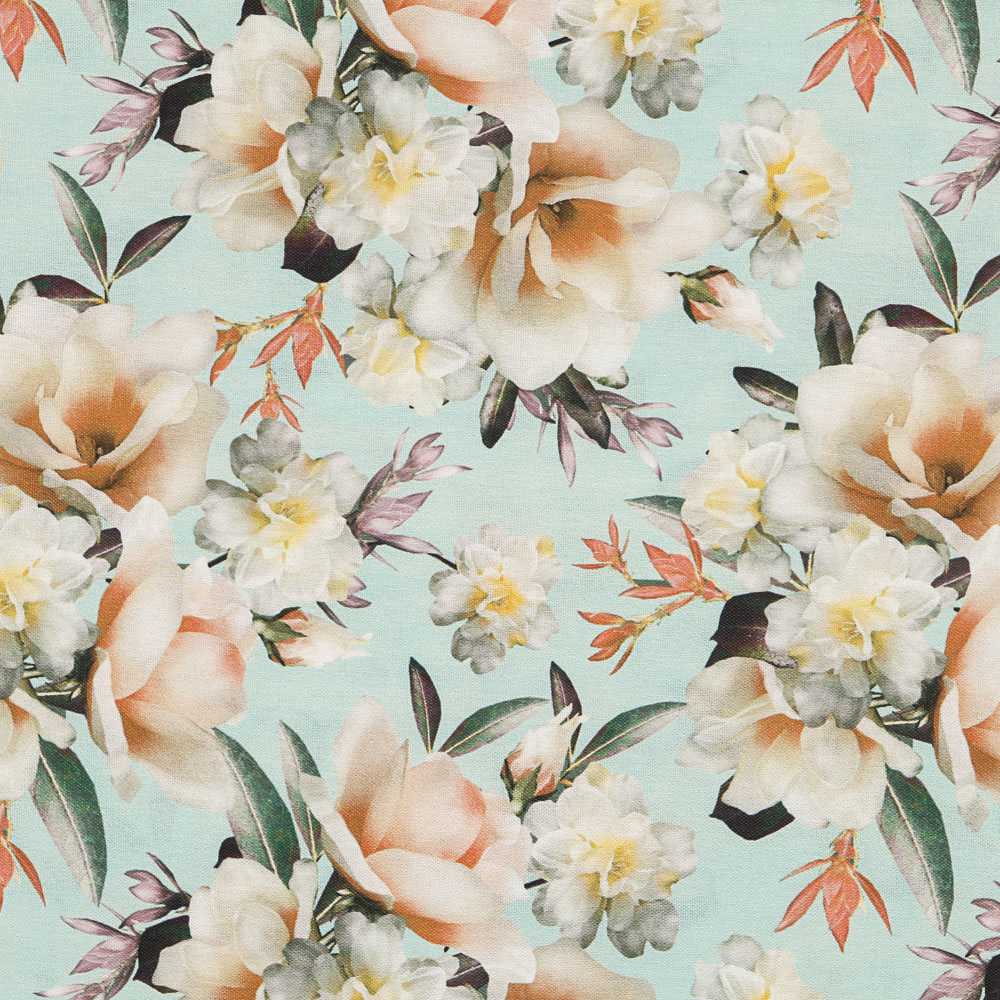 Toile Crétonne Vert d&#39;Eau - Ribes y Casals