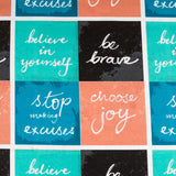 Toile Écossais Orange-Vert - Ribes y Casals