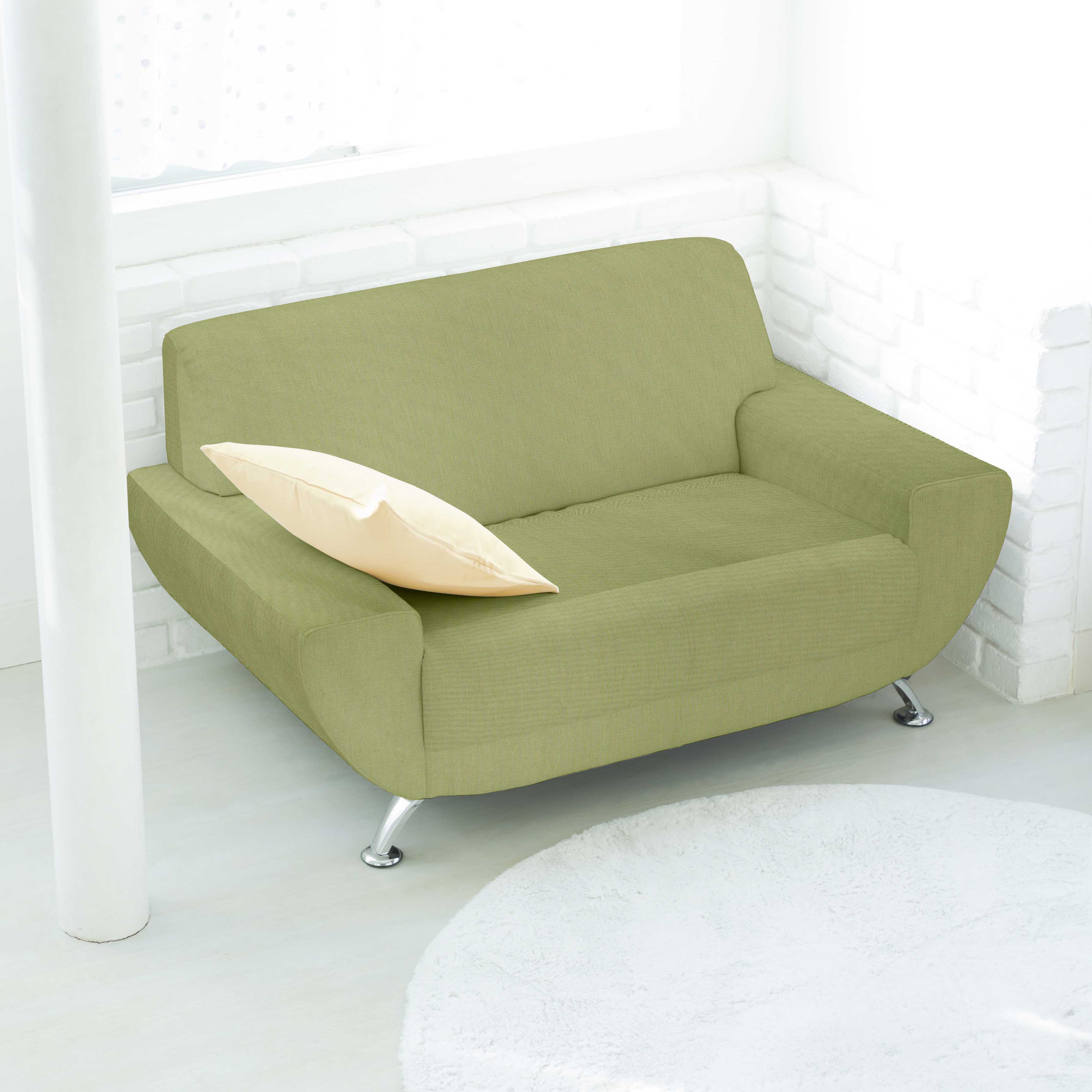 Toile Coton Vert Pistache - Ribes y Casals