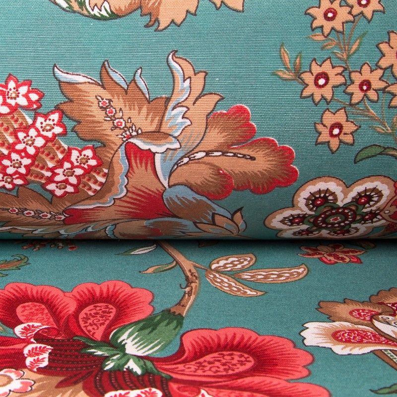 Toile Delhi Aigue Blue Marine - Ribes y Casals