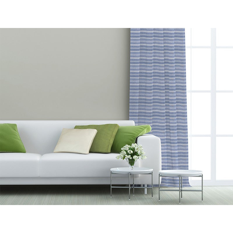 Toile Double Rayures Bleu - Ribes y Casals