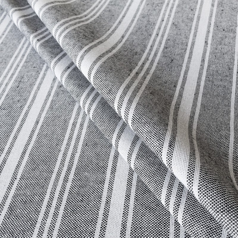 Toile Double Rayures Noir - Ribes y Casals