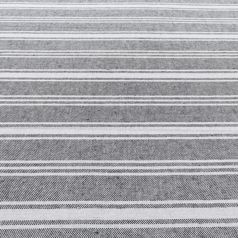 Toile Double Rayures Noir - Ribes y Casals