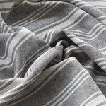 Toile Double Rayures Noir - Ribes y Casals