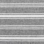 Toile Double Rayures Noir - Ribes y Casals