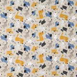 Toile Chiens Beige - Ribes y Casals