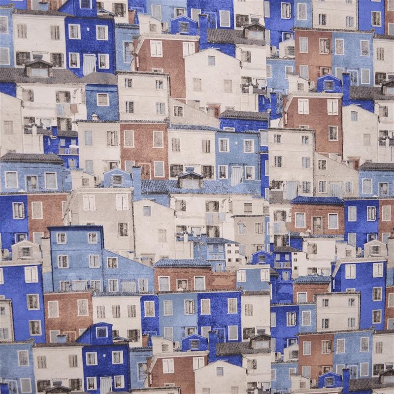 Toile Inmeubles Bleu Marron - Ribes y Casals