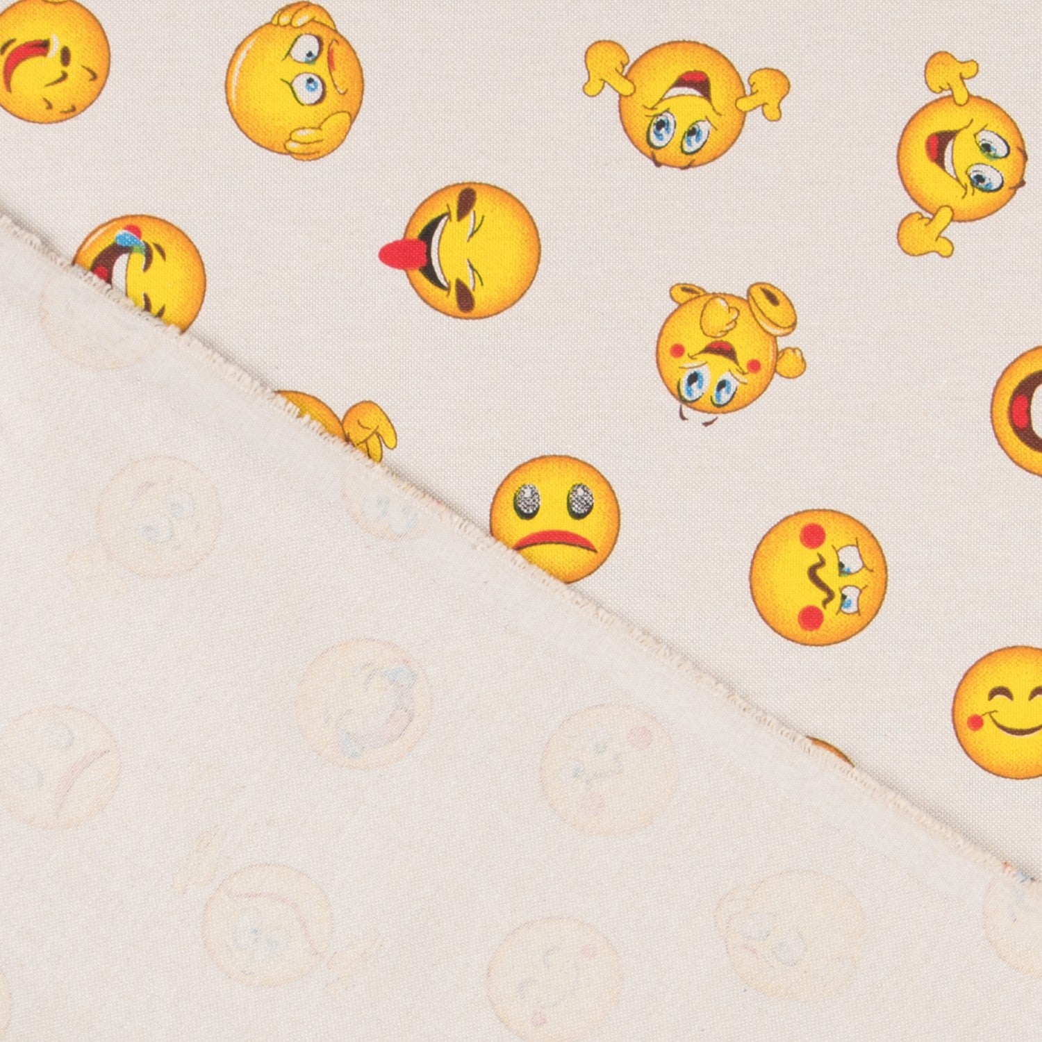 Toile Emojis Beige - Ribes y Casals