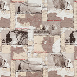 Toile Imprimée Afrique Beige - Ribes y Casals