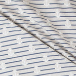 Toile Imprimée Traits Rouge Bleu - Ribes y Casals