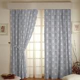 Toile Imprimée Traits Rouge Bleu - Ribes y Casals