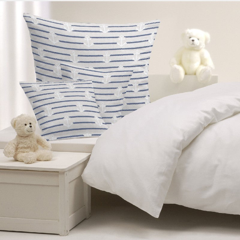 Toile Imprimée Traits Rouge Bleu - Ribes y Casals