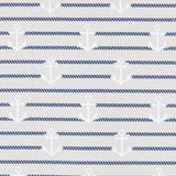 Toile Imprimée Traits Rouge Bleu - Ribes y Casals