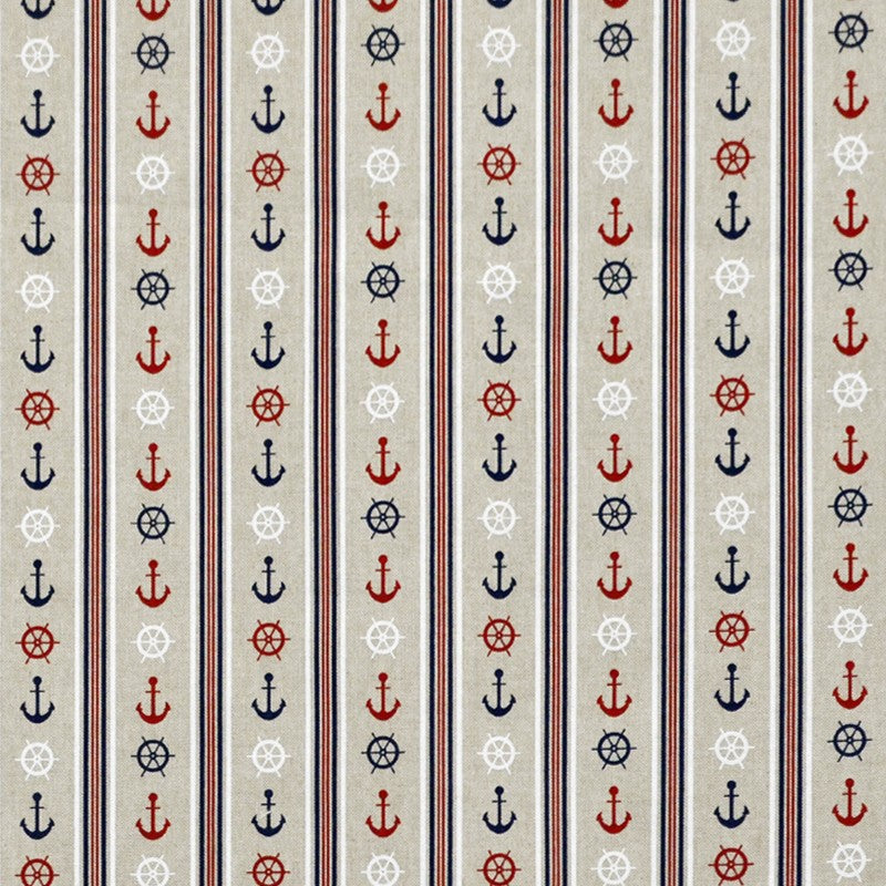 Toile Imprimée Ancre Marine - Ribes y Casals