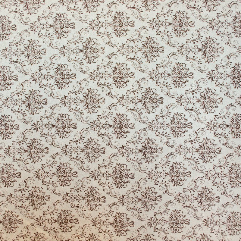 Toile Imprimé Barroque Marron - Ribes y Casals