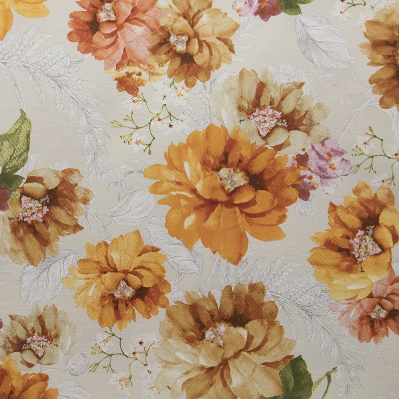 Toile Imprimé Botanique Pêche - Ribes y Casals