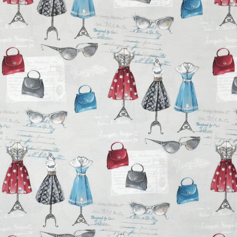 Toile Inprimée Bustes Mode Écru - Ribes y Casals