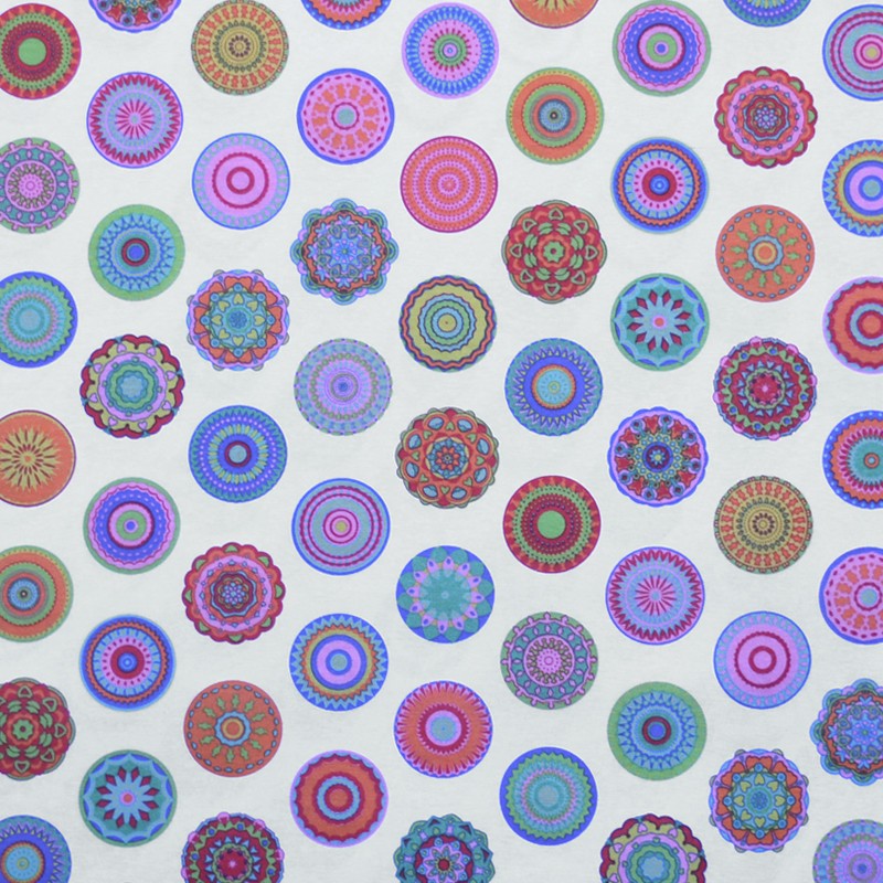 Toile Imprimée Cercles Multicolores - Ribes y Casals