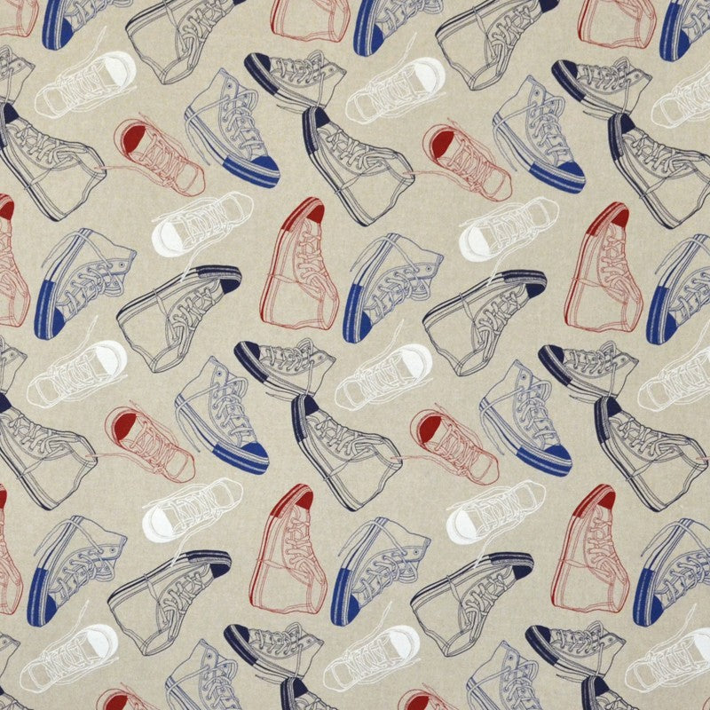 Toile Imprimée Converse Beige - Ribes y Casals